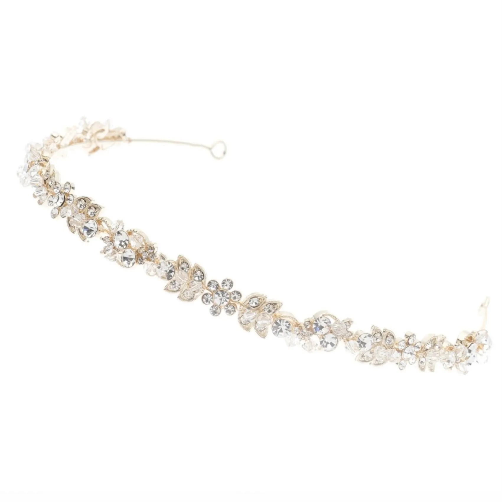 Poirier Vintage Headpieces | Crystal Hair Accessories*Alice Vintage Inspired Crystal Headband Gold