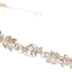 Poirier Vintage Headpieces | Crystal Hair Accessories*Alice Vintage Inspired Crystal Headband Gold