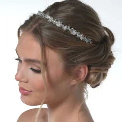Poirier Vintage Headpieces | Crystal Hair Accessories*Alice Vintage Inspired Crystal Headband Silver