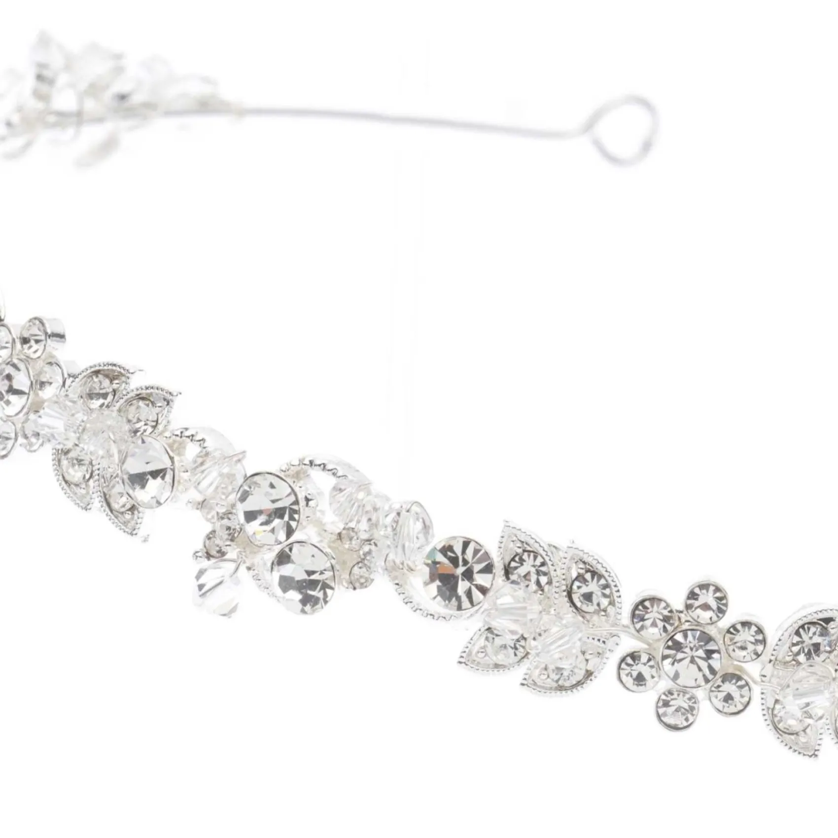 Poirier Vintage Headpieces | Crystal Hair Accessories*Alice Vintage Inspired Crystal Headband Silver