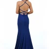 Angel Forever Angel Forever Prom Dresses | Royal Blue Prom Dresses*Shimmer Fabric Backless Fishtail Prom Dress ( Blue) Royal