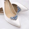 Lace & Favour Something Blue Gifts | Shoe Jewellery*Arcadia Light Sapphire Crystal Shoe Clips