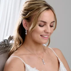 Lace & Favour Bridesmaid Gifts | Bride Gifts*Aria Cubic Zirconia Bridal Jewellery Set