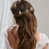 Arianna Bridesmaid Gifts | Pearl Hair Accessories*Mira Set of 3 Pearl, Crystal and Diamante Hair Pins ARP614