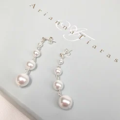 Arianna Bride Gifts | Pearl Jewellery*Purity Pearl Drop Earrings ARE617
