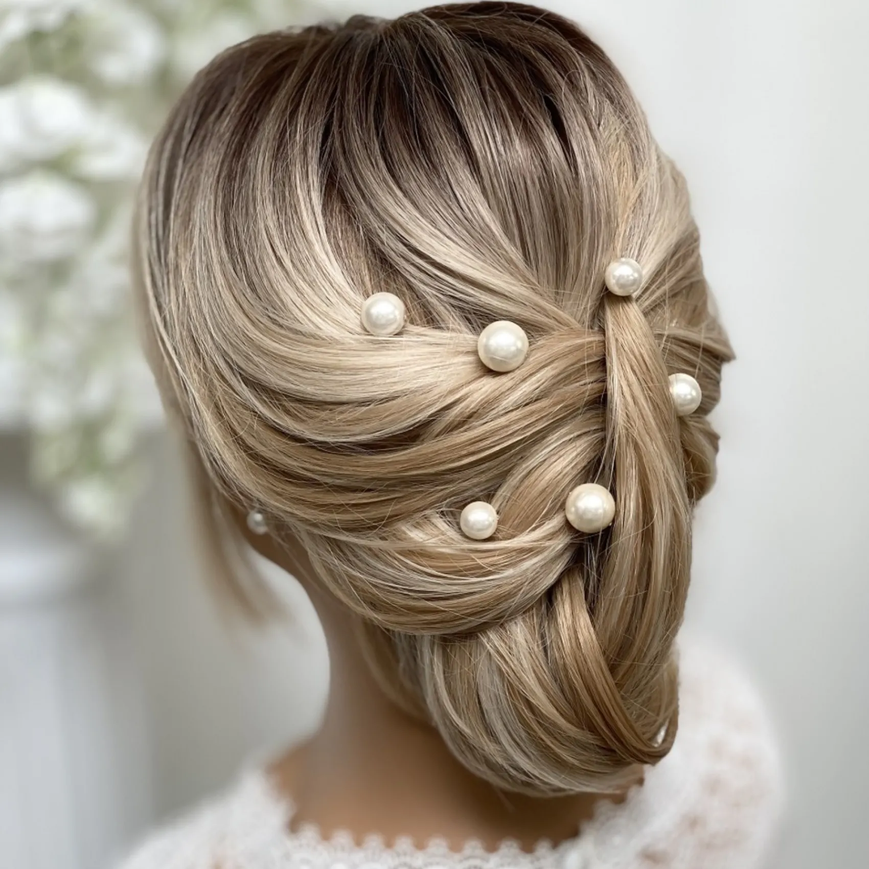 Arianna Bridesmaid Gifts | Bride Gifts*Purity Set of 6 Pearl Wedding Hair Pins ARP617