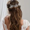 Arianna Pearl Hair Accessories | Silver Hair Accessories*Set of 3 Floral Beaded and Pearl Hair Pins ARP754