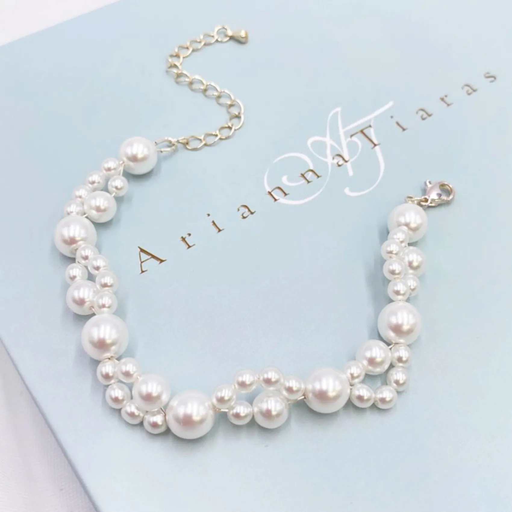 Arianna Bride Gifts | Pearl Jewellery*Siren Dainty Pearl Bracelet ARW611