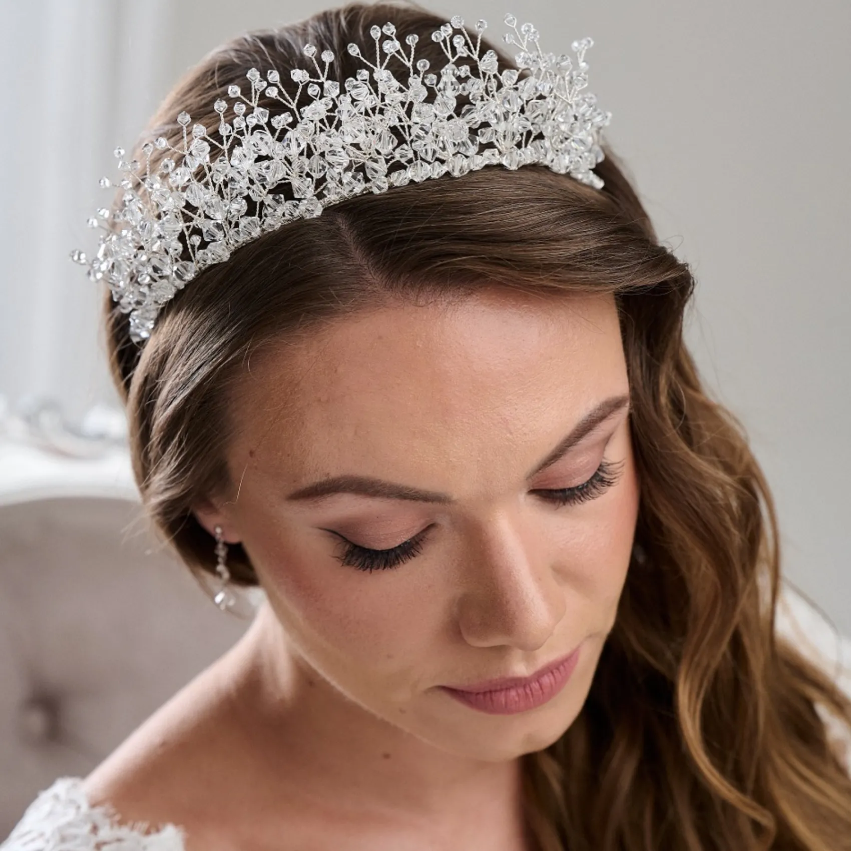 Arianna Crystal Hair Accessories | Silver Hair Accessories*Zara Statement Crystal Embellished Tiara AR762