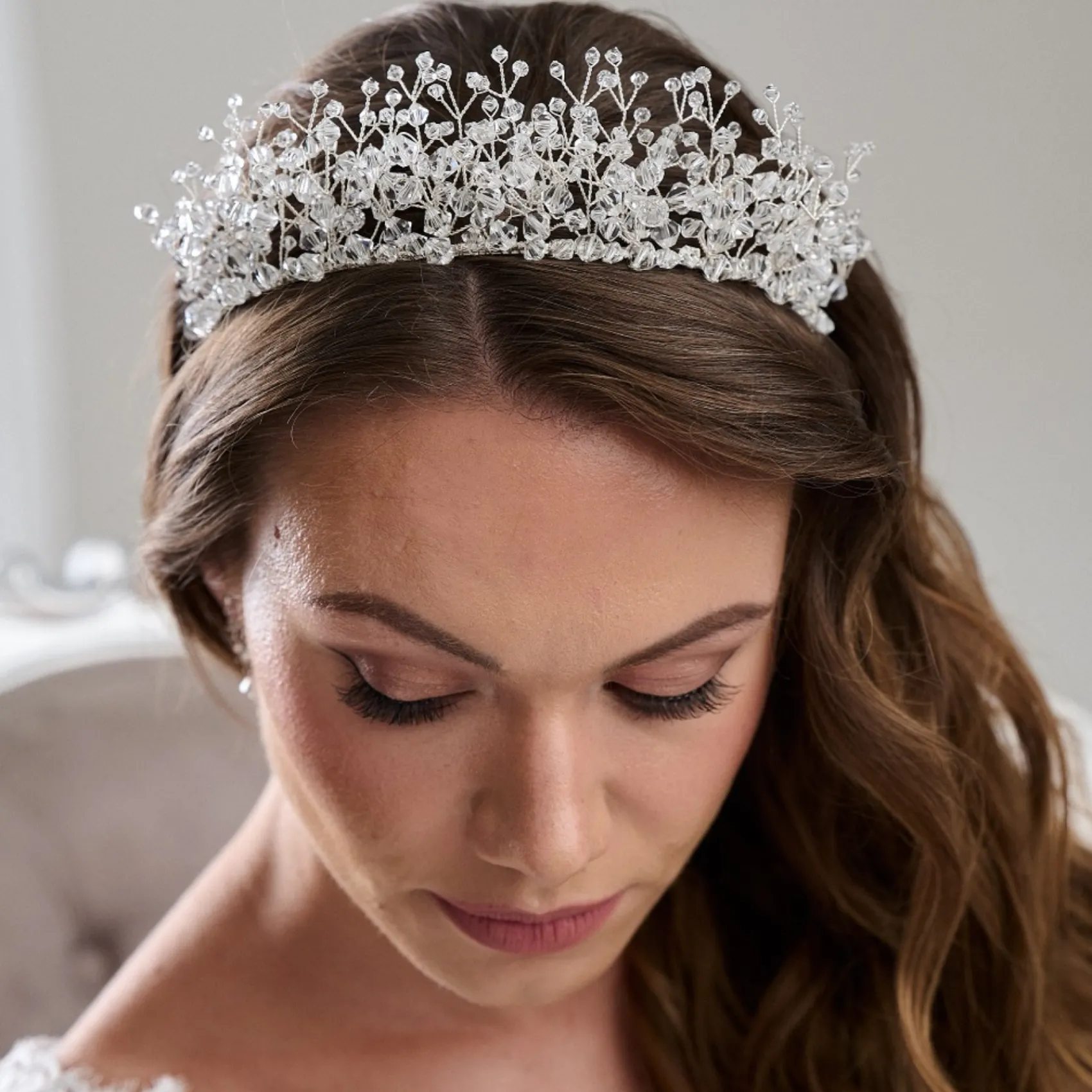 Arianna Crystal Hair Accessories | Silver Hair Accessories*Zara Statement Crystal Embellished Tiara AR762