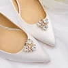 Lace & Favour Bride Gifts | Shoe Jewellery*Artesia Gold Crystal Shoe Clips