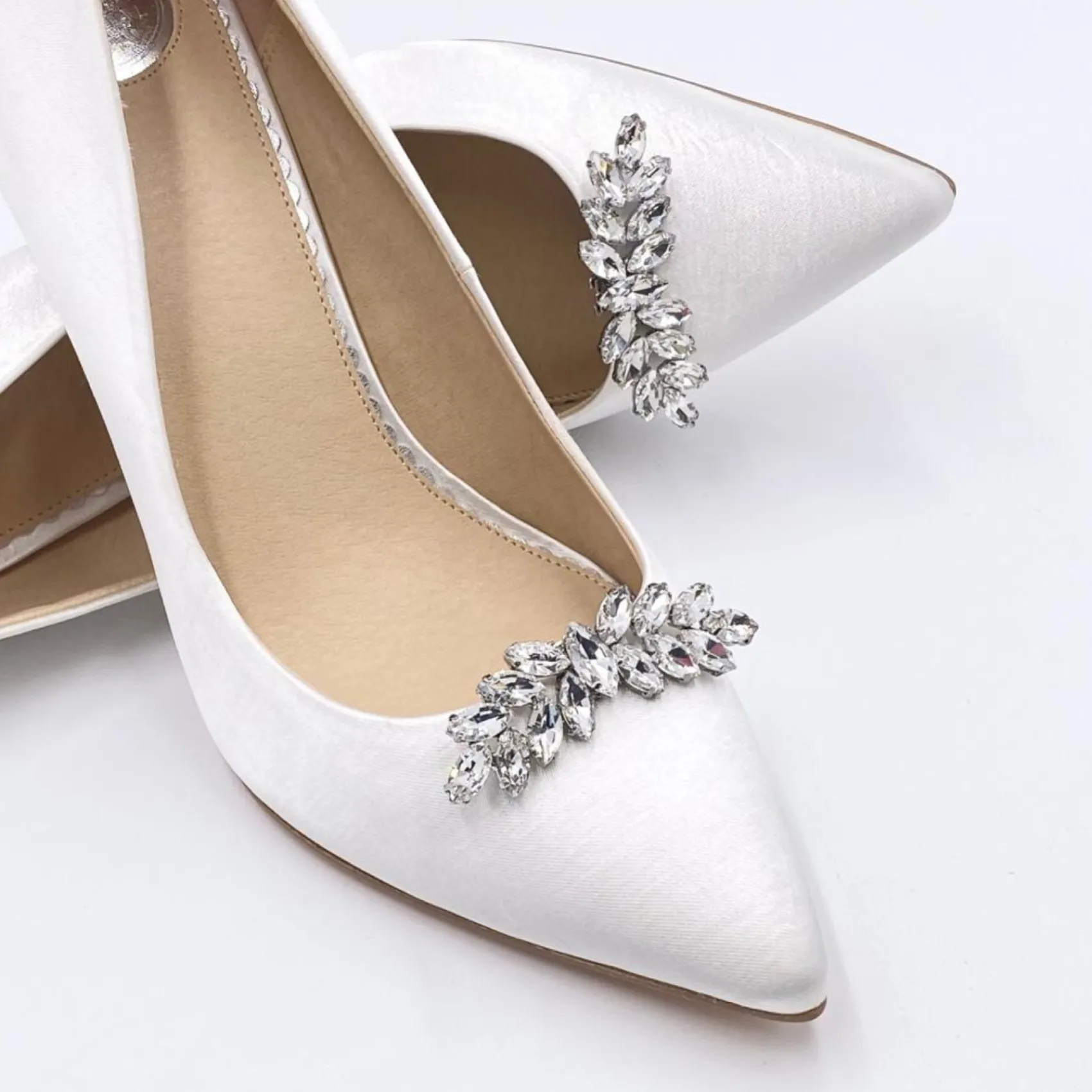 Lace & Favour Bride Gifts | Shoe Jewellery*Astral Classic Crystal Shoe Clips