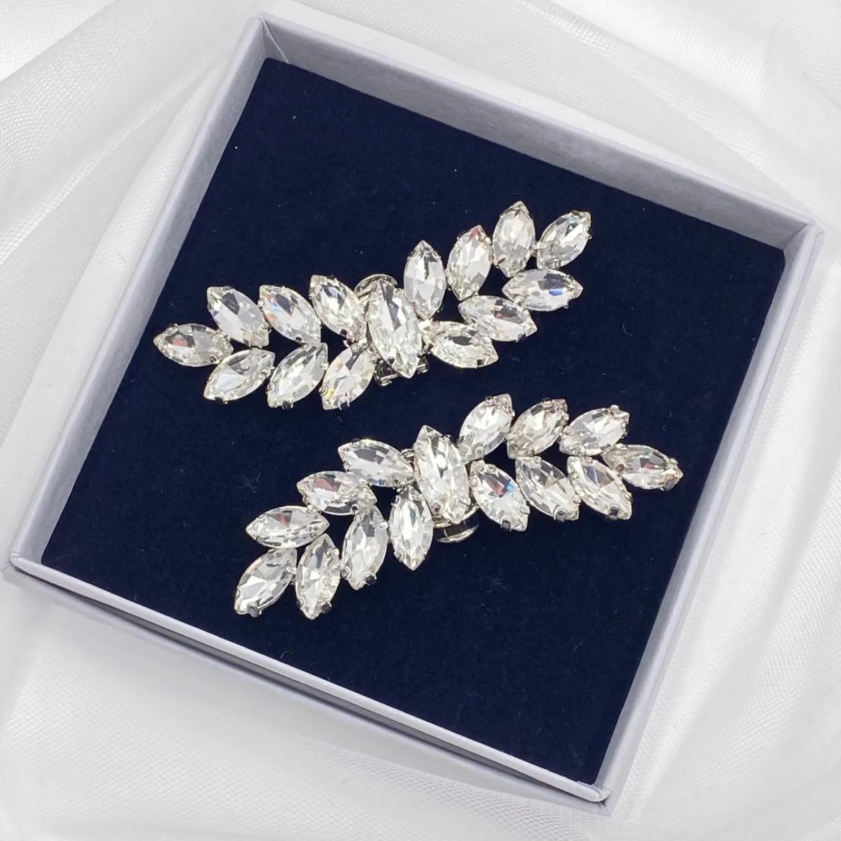 Lace & Favour Bride Gifts | Shoe Jewellery*Astral Classic Crystal Shoe Clips