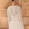 Bianco Evento Bridal Jumpers & Cardigans*Bianco Knitted Long Sleeve Tie Front Cardigan E433 Ivory