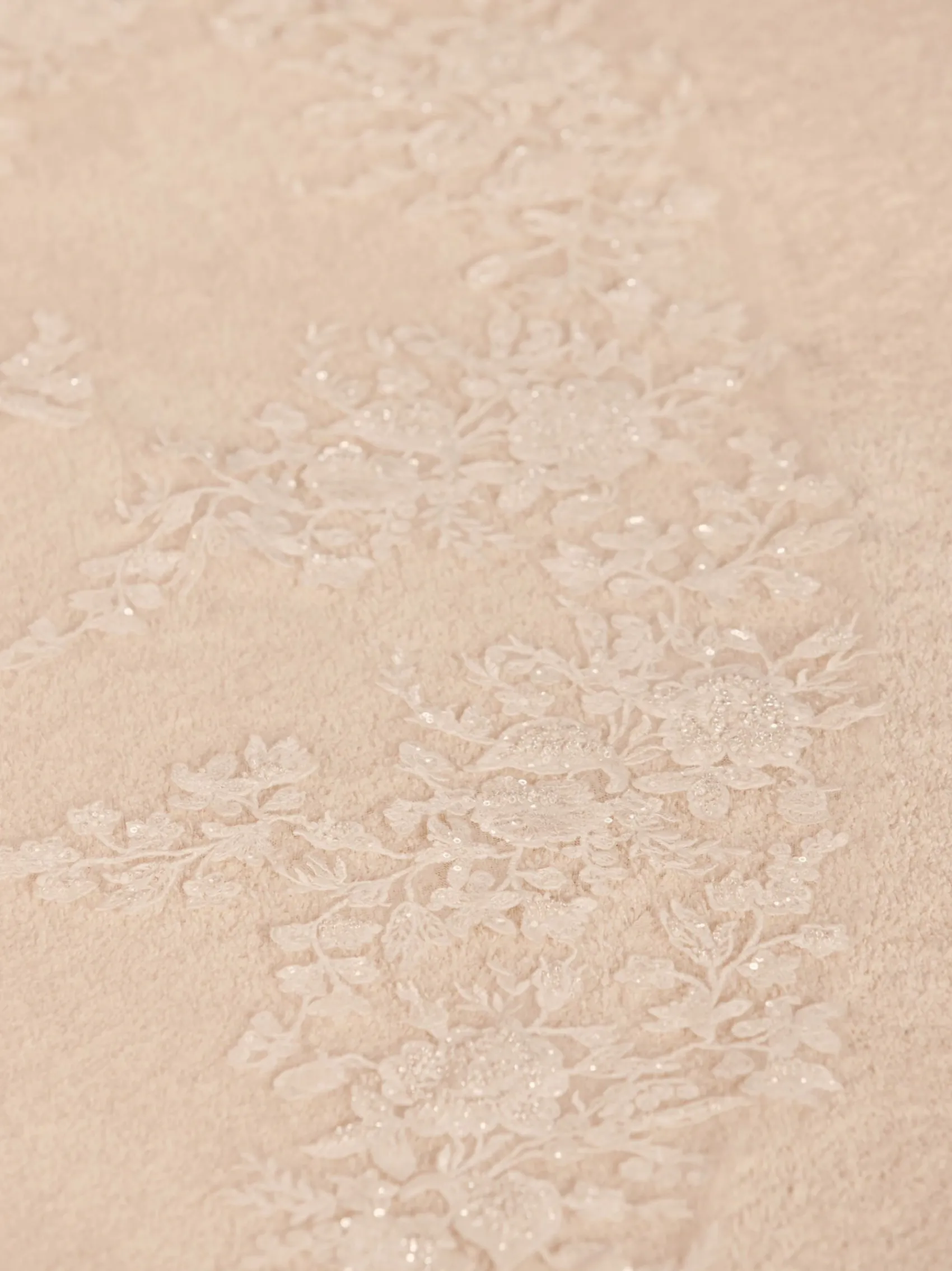Bianco Evento Single Tier Veils | Chapel Length & Cathedral Veils*Bianco Single Tier Royal Length Veil with Lace Appliques S478 Ivory