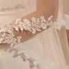 Bianco Evento Two Tier Veils | Chapel Length & Cathedral Veils*Bianco Two Tier Lace Edge Chapel Length Veil S455 Ivory