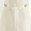 Bianco Evento Wedding Dress Belts*Bianco Sparkling Crystal Wedding Dress Belt Ivory/ Silver