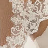 Bianco Evento Two Tier Veils | Chapel Length & Cathedral Veils*Bianco Two Tier Delicate Beaded Lace Edge Cathedral Veil S258 Ivory