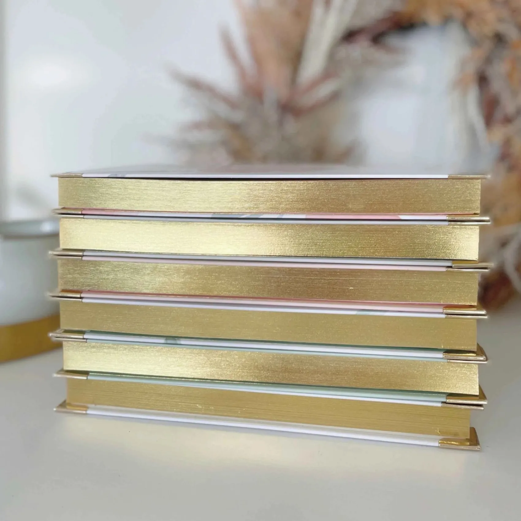 Blush & Gold Wedding Planner Books | Engagement Gifts*Blush and Gold Luxury Wedding Planner Book with Gilded Edges Blush/ Gold