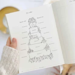 Blush & Gold Wedding Planner Books | Engagement Gifts*Blush and Gold Luxury Wedding Planner Book with Gilded Edges Blush/ Gold