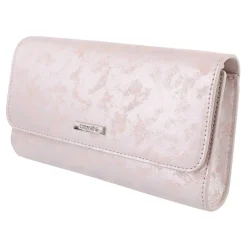 Capollini Wedding Guest Bags | Occasion Handbags*Nubuck Leather Clutch Bag Blush Pink
