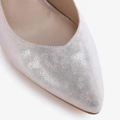 Capollini Wedding Guest Shoes | Mother Of The Bride Shoes*Catherine Nubuck Leather Mid Heel Slingbacks Blush Pink