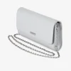 Capollini Wedding Guest Bags | Occasion Handbags*Nubuck Leather Clutch Bag Cloud Grey