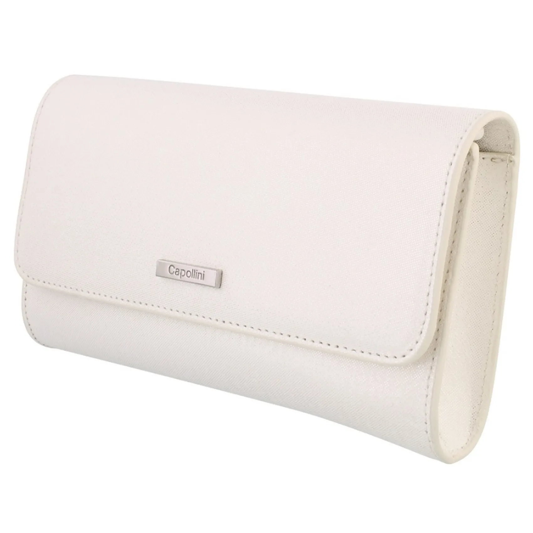 Capollini Wedding Guest Bags | Occasion Handbags*Nubuck Leather Clutch Bag Cream