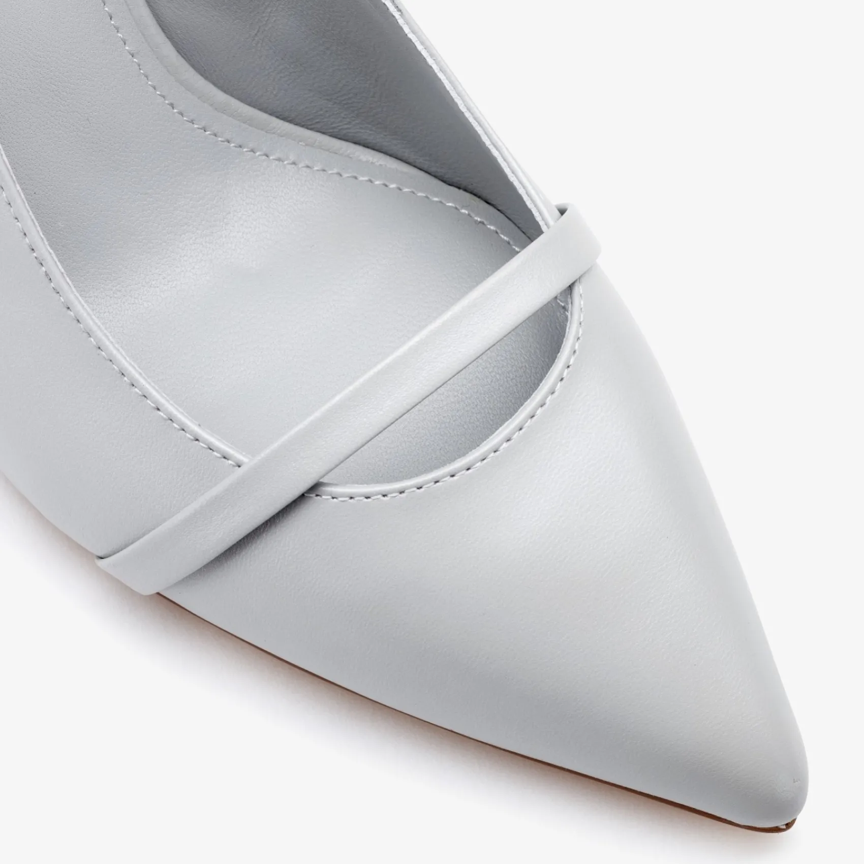 Capollini Wedding Guest Shoes | Mother Of The Bride Shoes*Emory Leather Mid Heel Slingbacks Cloud Grey