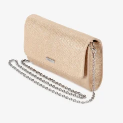 Capollini Wedding Guest Bags | Occasion Handbags*Dorado Nubuck Leather Clutch Bag Gold