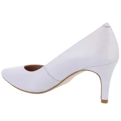 Capollini Wedding Guest Shoes | Mother Of The Bride Shoes*Izzy Nubuck Leather Mid Heel Court Shoes Light Grey