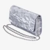 Capollini Wedding Guest Bags | Occasion Handbags*Nubuck Leather Clutch Bag Moonlight Grey