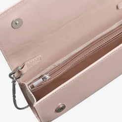 Capollini Wedding Guest Bags | Occasion Handbags*Patent Leather Clutch Bag Nude Pink