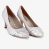 Capollini Wedding Guest Shoes | Mother Of The Bride Shoes*Wyona Nubuck Leather Wide Fit Court Shoes Blush Pink