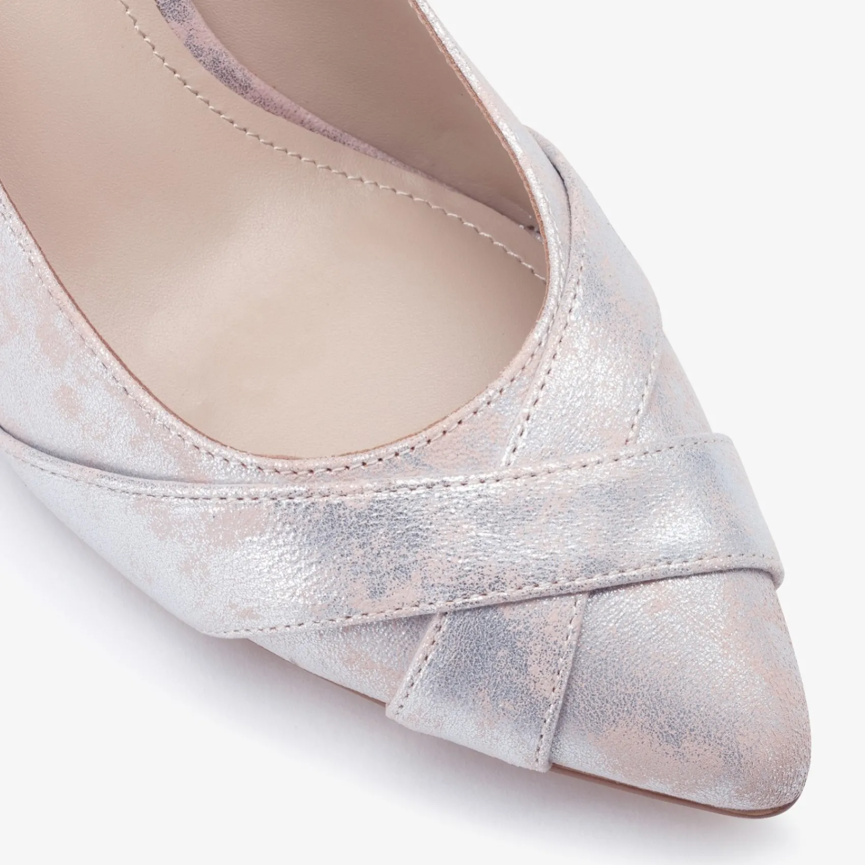 Capollini Wedding Guest Shoes | Mother Of The Bride Shoes*Wyona Nubuck Leather Wide Fit Court Shoes Blush Pink