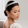 Lace & Favour Crystal Hair Accessories | Silver Hair Accessories*Chandelier Classic Cubic Zirconia Wedding Tiara Silver