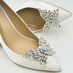 Rainbow Club Shoe Jewellery | Shoe Clips*Cleo by | Crystal Butterfly Shoe Clips