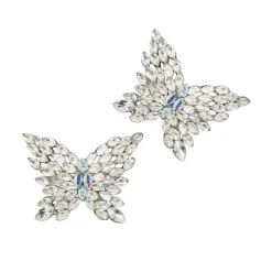 Rainbow Club Shoe Jewellery | Shoe Clips*Cleo by | Crystal Butterfly Shoe Clips