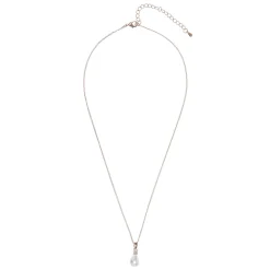 Lace & Favour Bridesmaid Gifts | Bride Gifts*Dolci Rose Gold Teardrop Pearl Pendant Necklace