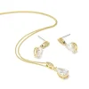 Lace & Favour Gold Prom Jewellery | Prom Jewellery Sets*Ellie Gold Cubic Zirconia Crystal Wedding Jewellery Set