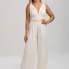 Lace & Favour Multiway Bridesmaid Jumpsuits*Emily Rose Multiway Bridesmaid Jumpsuit Cream