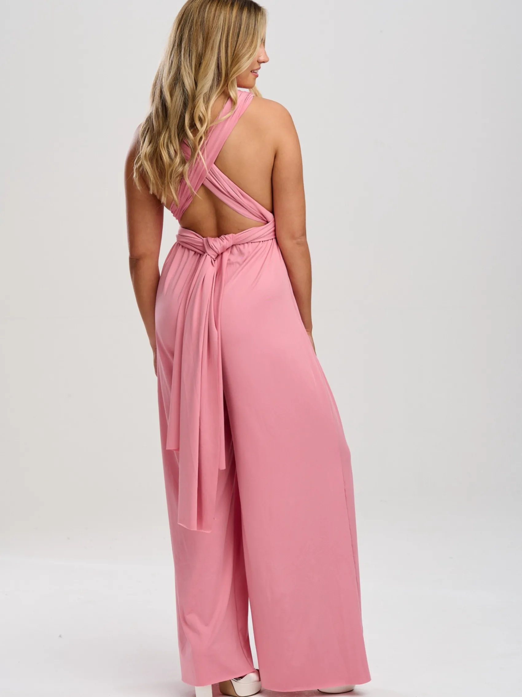 Lace & Favour Multiway Bridesmaid Jumpsuits*Emily Rose Multiway Bridesmaid Jumpsuit Dusky Pink