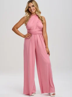 Lace & Favour Multiway Bridesmaid Jumpsuits*Emily Rose Multiway Bridesmaid Jumpsuit Dusky Pink