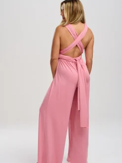 Lace & Favour Multiway Bridesmaid Jumpsuits*Emily Rose Multiway Bridesmaid Jumpsuit Dusky Pink
