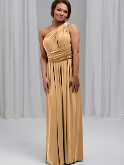 Lace & Favour Multiway Bridesmaid Dresses*Emily Rose Multiway Bridesmaid Dress (One Size) Gold