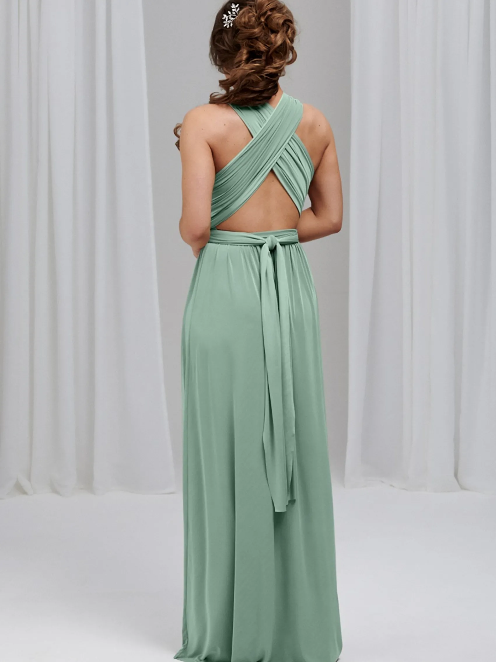 Lace & Favour Multiway Bridesmaid Dresses*Emily Rose Multiway Bridesmaid Dress (One Size) Mint Green