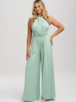 Lace & Favour Multiway Bridesmaid Jumpsuits*Emily Rose Multiway Bridesmaid Jumpsuit Mint Green