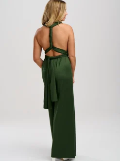Lace & Favour Multiway Bridesmaid Jumpsuits*Emily Rose Multiway Bridesmaid Jumpsuit Olive Green
