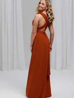 Lace & Favour Multiway Bridesmaid Dresses*Emily Rose Multiway Bridesmaid Dress (One Size) Rust