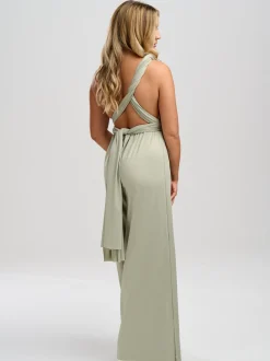 Lace & Favour Multiway Bridesmaid Jumpsuits*Emily Rose Multiway Bridesmaid Jumpsuit Sage Green